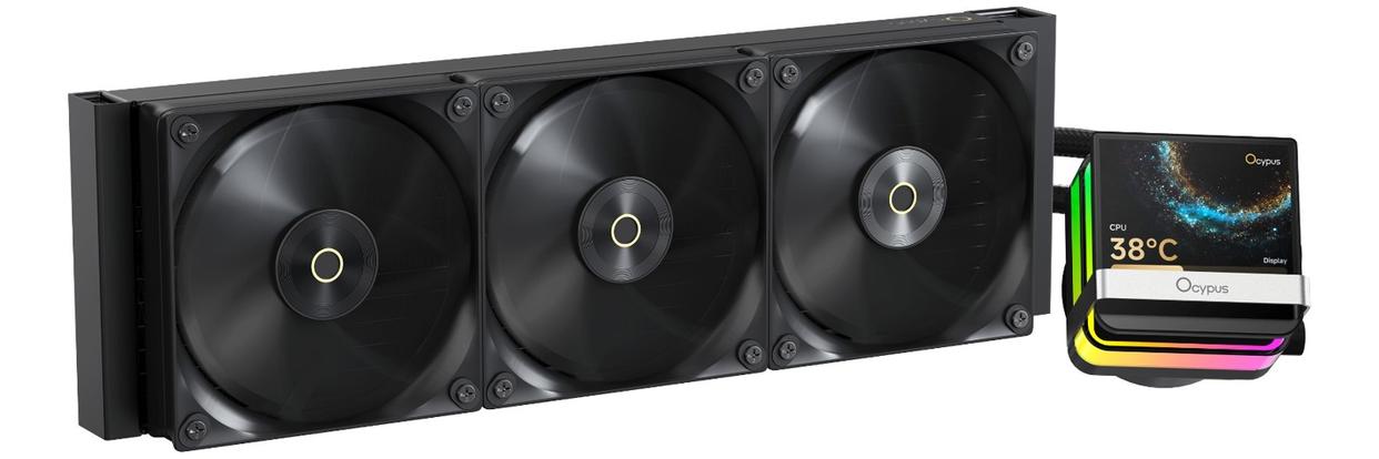 Ocypus 推出全新Sigma L PRO水冷系统，亮银悬浮框与冷头屏设计相得益彰